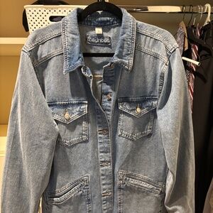 Maurices Longline Denim Jacket Large
